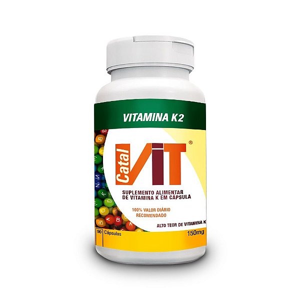 Vitamina K2 - Suplemento Vitamínico 90 Cáps.