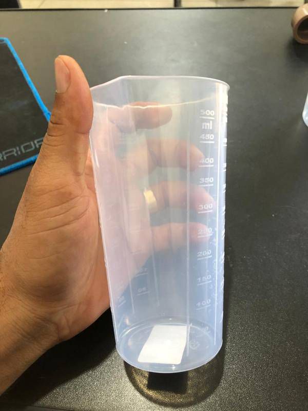 COPO DE MEDIDA TRANSPARENTE 500ML INPLAST