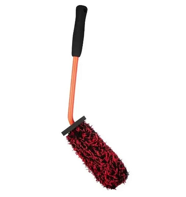 ESCOVA KERS DE MICROFIBRA ANGULAR PARA LIMPEZA DE RODAS