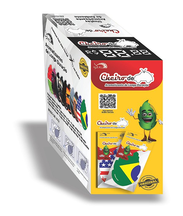 CAIXA DISPLAY CHEIRO DE CARRO COM 22 UND