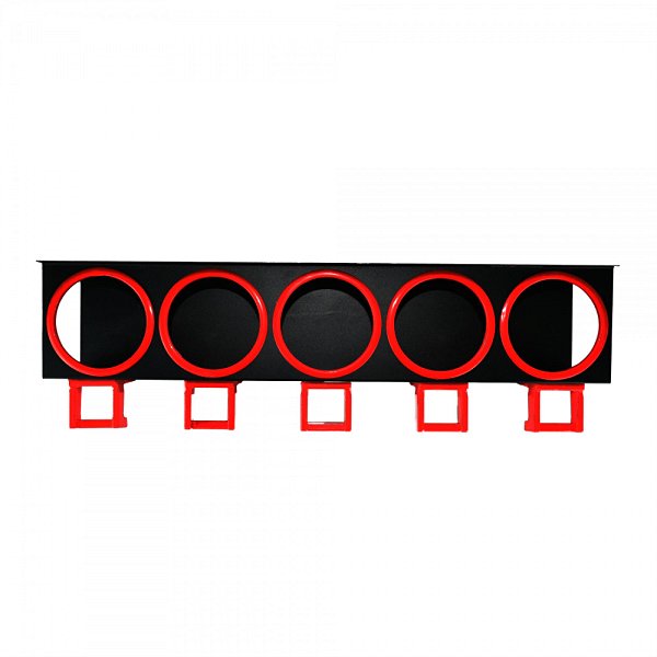 SUPORTE PARA PULVERIZADORES 5 FUROS 5 GANCHOS - SGT SIGMA