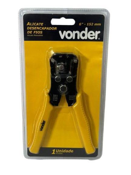 ALICATE DESENCAPADOR DE FIOS 6" AUTO VONDER