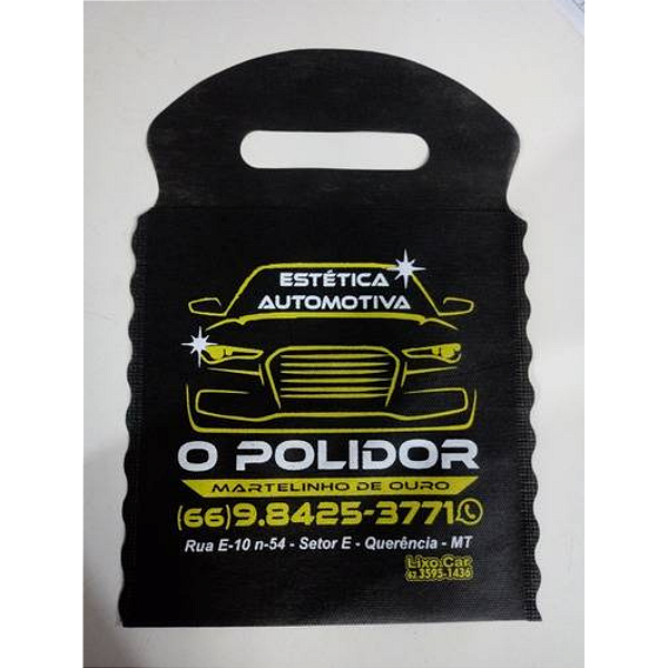 2000 mil Und Sacolinha Lixo Car Impressão 2 Cores 21x30 Cm Tnt