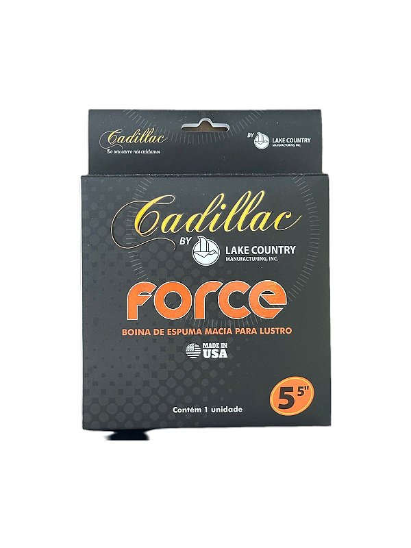 BOINA DE ESPUMA  FORCE - LUSTRO PRETA 5,5" CADILLAC