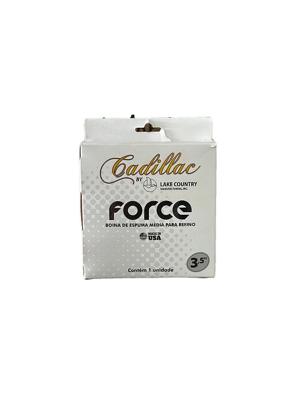 BOINA DE ESPUMA FORCE - REFINO BRANCA 3,5" CADILLAC