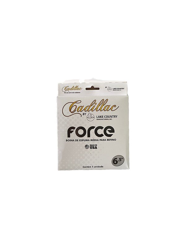BOINA DE ESPUMA FORCE - REFINO BRANCA 6,5" CADILLAC