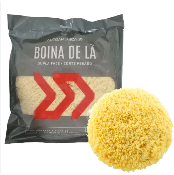 BOINA DUPLA FACE DE LA AMARELA SUPER MACIA - AUTOAMERICA
