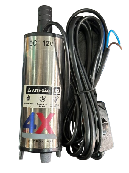 BOMBA DE TRANSFERENCIA DE OLEO DIESEL ELETRICA 12 VOLTS - JHF 4X