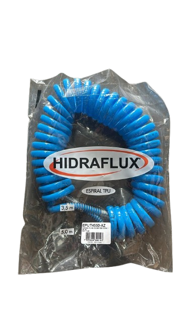 ESPIRAL PU 45 X 3,5M TB 8 TERM 1/4" - HIDRAFLUX