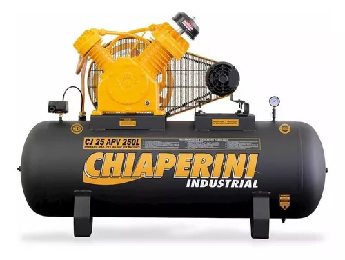 COMPRESSOR AR 25APV RCH 250L C/MT 5HP 220/380V IP20 25APV - CHIAPERINI