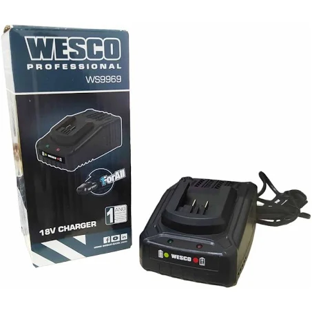 CARREGADOR BIVOLT 18V WS9969 - WESCO