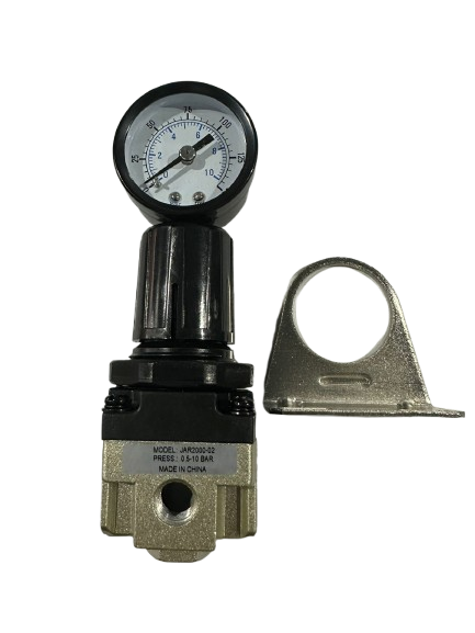 REGULADOR DE PRESSAO DE AR MINI 1/4 JAR - CONECTFIT