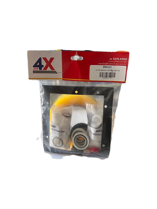 KIT DE REPARO DO CABECOTE JHF 4X PARA BOMBA MB 0143 / 176 / 178G - JHF4X