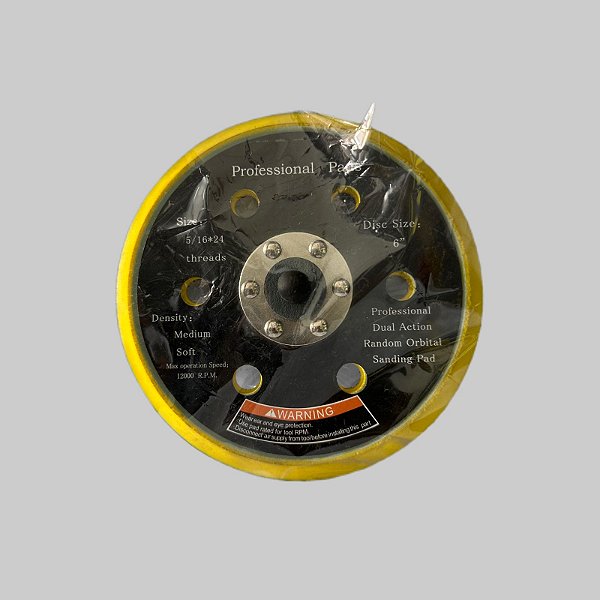 SAPATA P/ LIXADEIRA ORBITAL 6" C/ 06 FUROS - MEITE Superpads