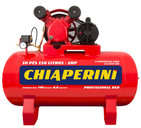 COMPRESSOR A AR 10/150 RED RCH 150L C/MM 2HP 110/220V IP2 10RED - CHIAPERINI