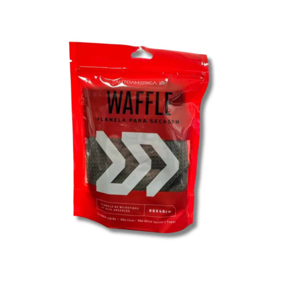 FLANELA DE SECAGEM SUPER DRY WAFFLE 80X40 C/ EMB - AUTOAMERICA