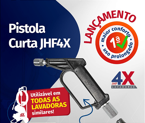 PISTOLA CURTA SEM GATILHO - JHF 4X