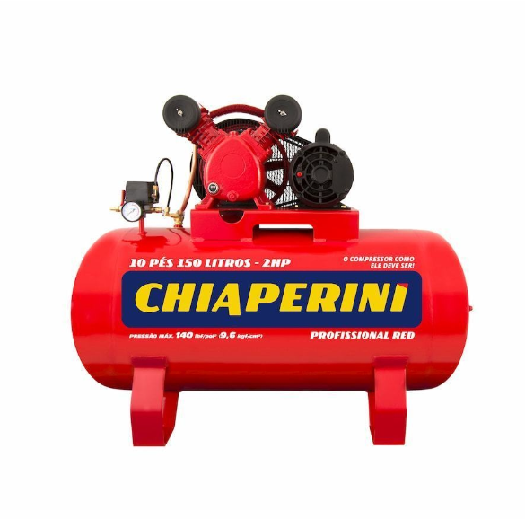 COMPRESSOR A AR 10/150 RED RCH 150L C/MT 2HP 220/380V IP2 10RED - CHIAPERINI