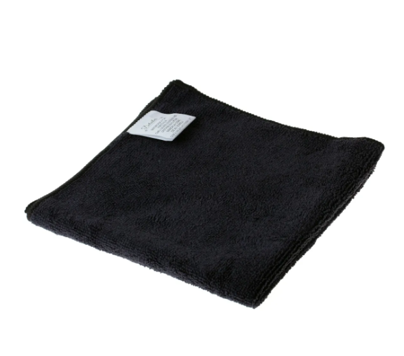 Pano microfibra 38x38cm 230gsm PRETO - DETAILER