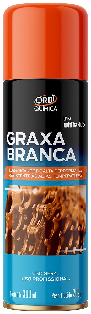 ORBIGRAX GRAXA BRANCA 300ML/209G - ORBI QUIMICA