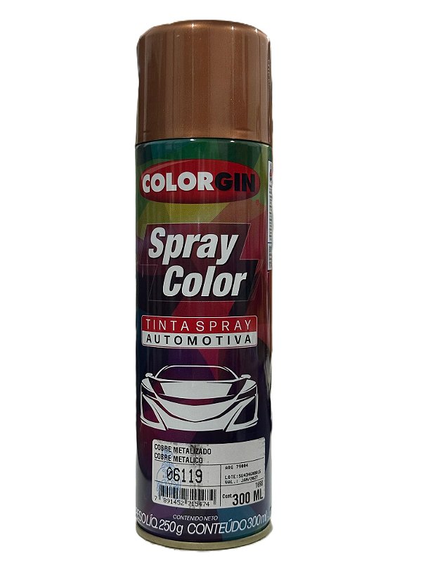 SPRAY COLOR COBRE METALIZADO 06119 - COLORGIN