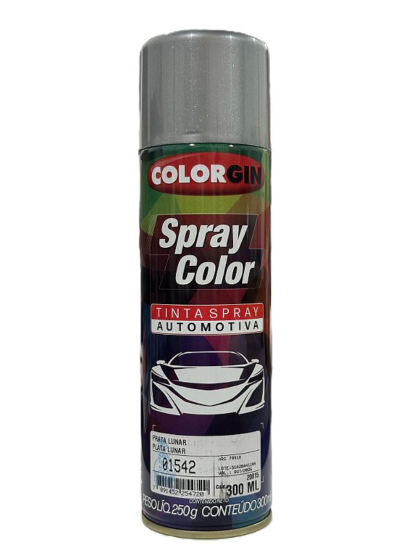 SPRAY COLOR PRATA LUNAR 01542 - COLORGIN