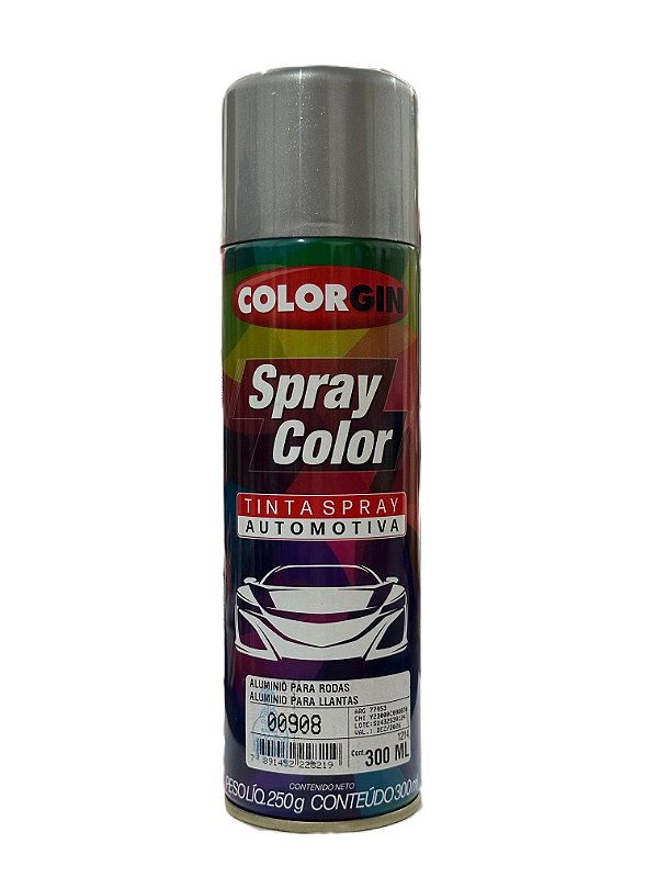 SPRAY COLOR ALUMINIO PARA RODAS 00908 - COLORGIN