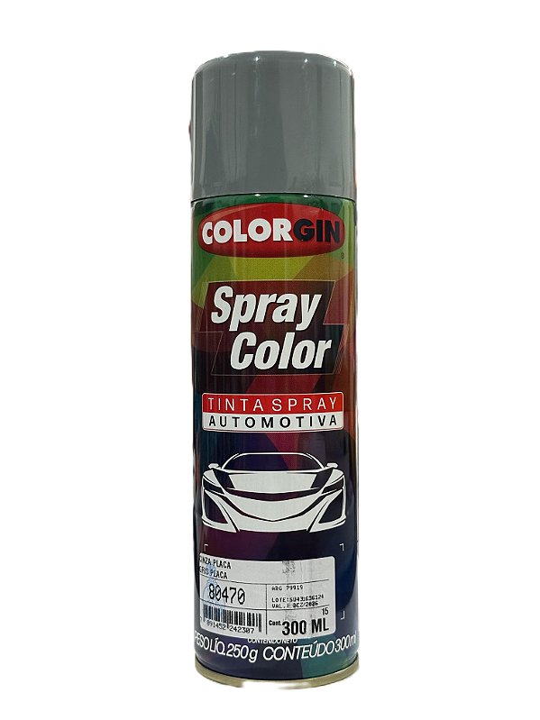SPRAY COLOR CINZA PLACA 80470 - COLORGIN