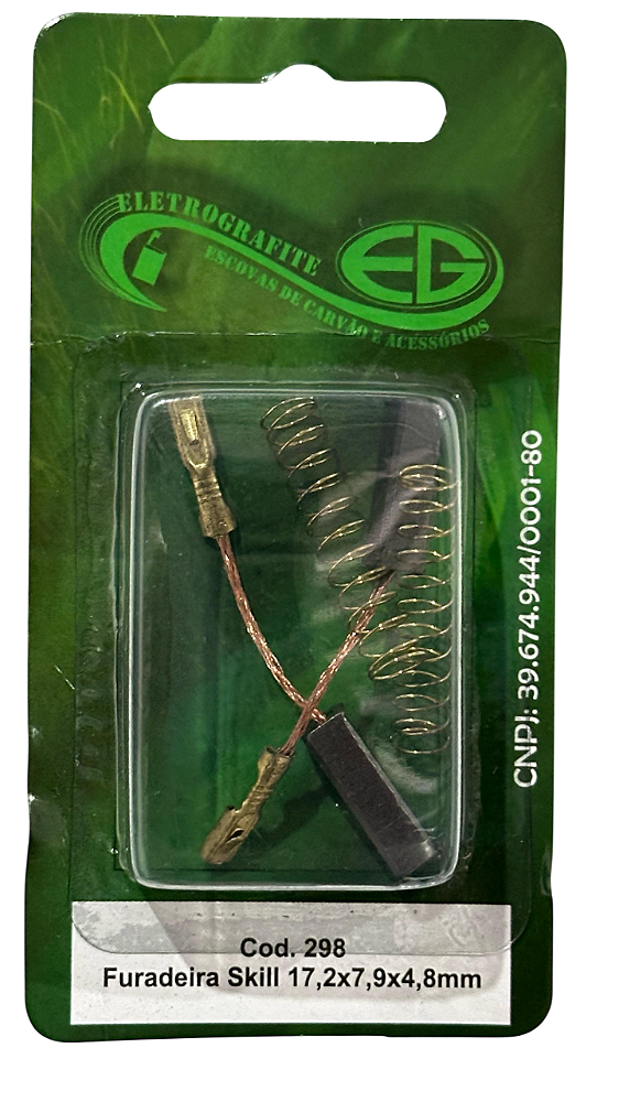 Escova de Carvao - Furadeira Skil (17,2x7,9x4,8)