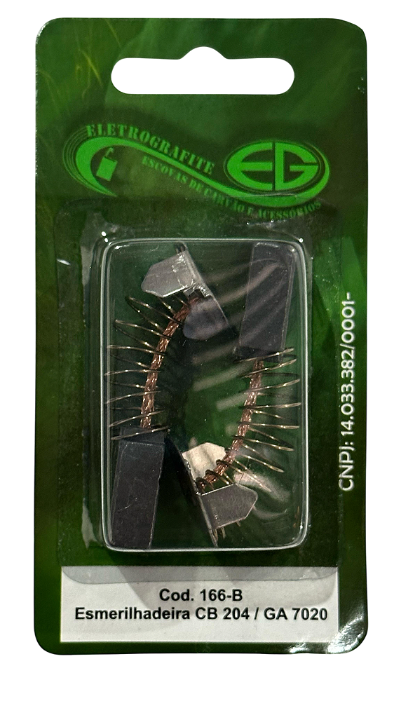 Escova de Carvao - Esmerilhadeira CB 204 / GA 7020/9020/9027/29/47/49/ 9069/9060