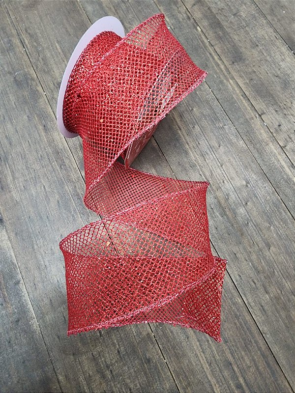 FITA ARAMADA VERM - TELADA 6,3CM x 9,14M