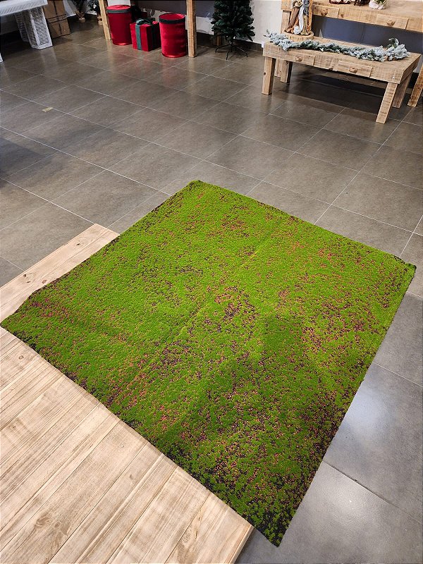 TAPETE DE GRAMA ARTIFICIAL PARA VILA NATALINA - 1M X 1M