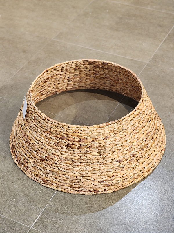 SAIA RIGIDA PARA ÁRVORE DE NATAL TRANÇADA NATURAL 70CM