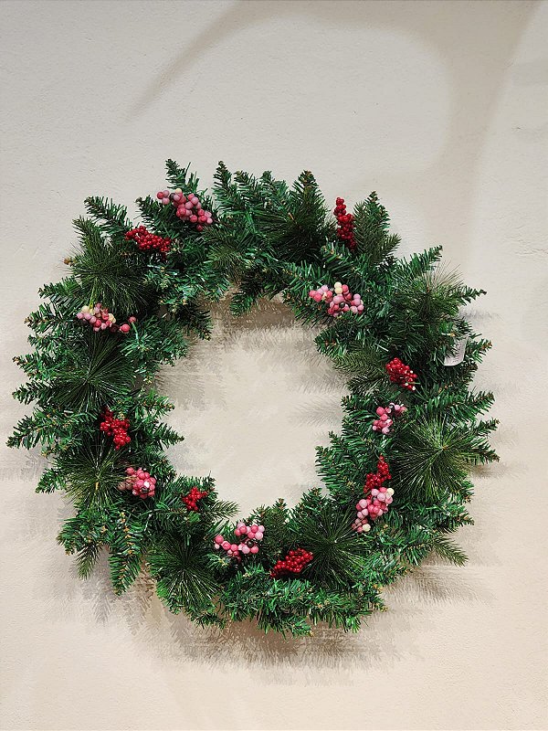 GUIRLANDA COM BERRY 168 GALHOS - 60CM