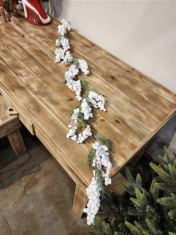 FESTÃO ARAMADO BERRY BRANCO 1,58CM