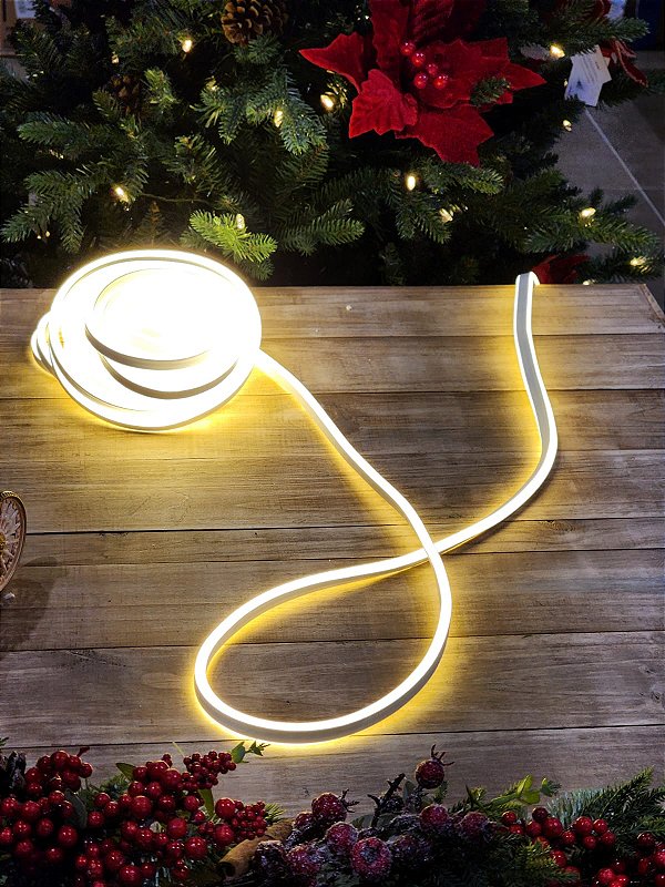 MANGUEIRA 960 LEDS NEON WARM 8 METROS 127V