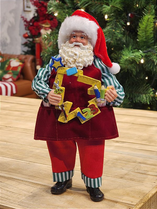 PAPAI NOEL PROFESSOR - COLECIONÁVEL - 27,5CM