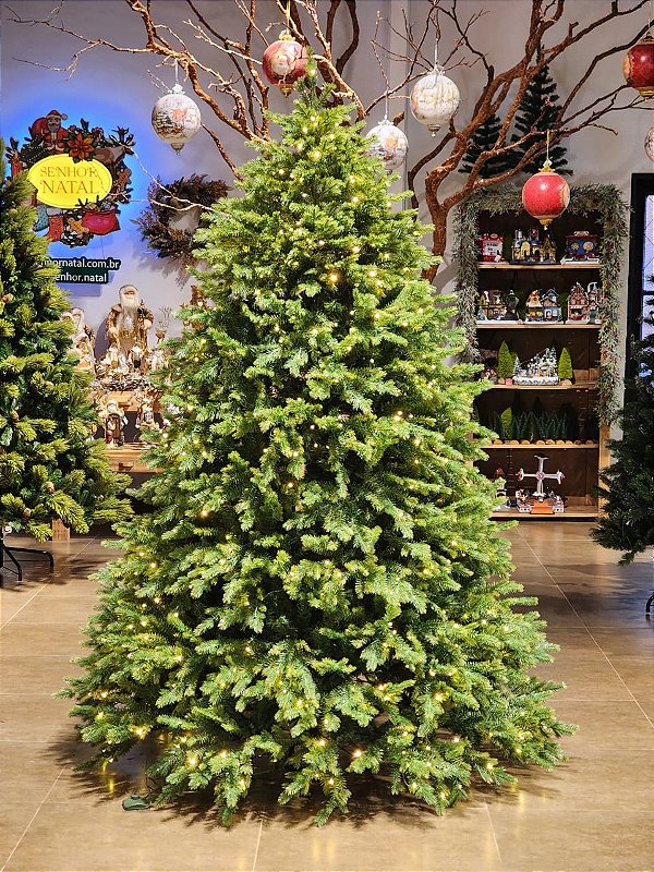ÁRVORE REALISTA ACAPULCO 1535 GALHOS COM 930 LEDS 2,10CM SUPER LUXO