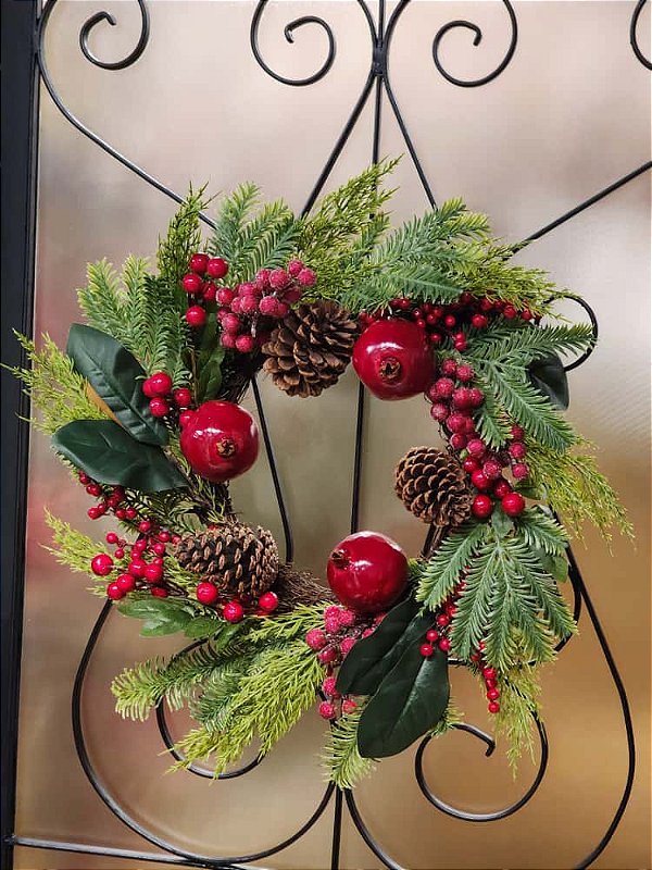 GUIRLANDA DECORADA ROMÃ 60CM