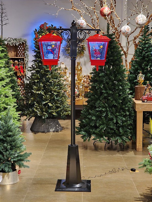 POSTE DUPLO COM LUZ, SOM E MOVIMENTOS 1,88M