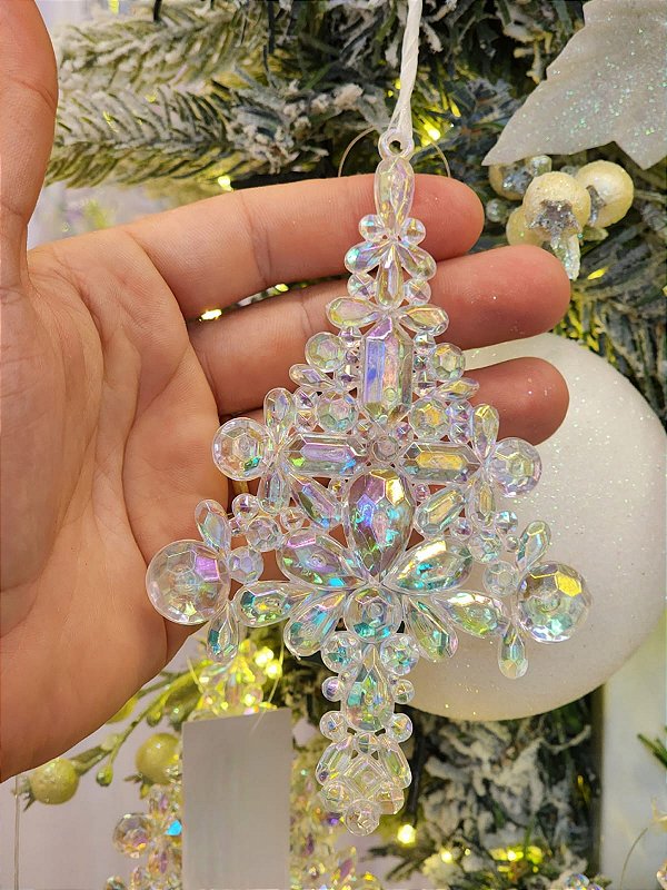 PENDENTE EM PINHEIRO EM ACRÍLICO