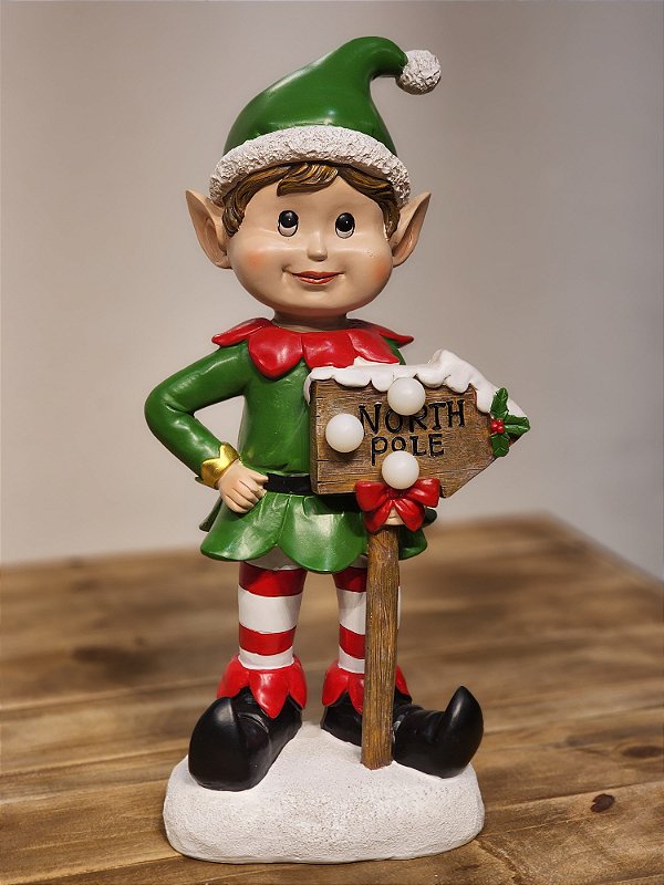 ELFO COM LED EM RESINA 40,6CM