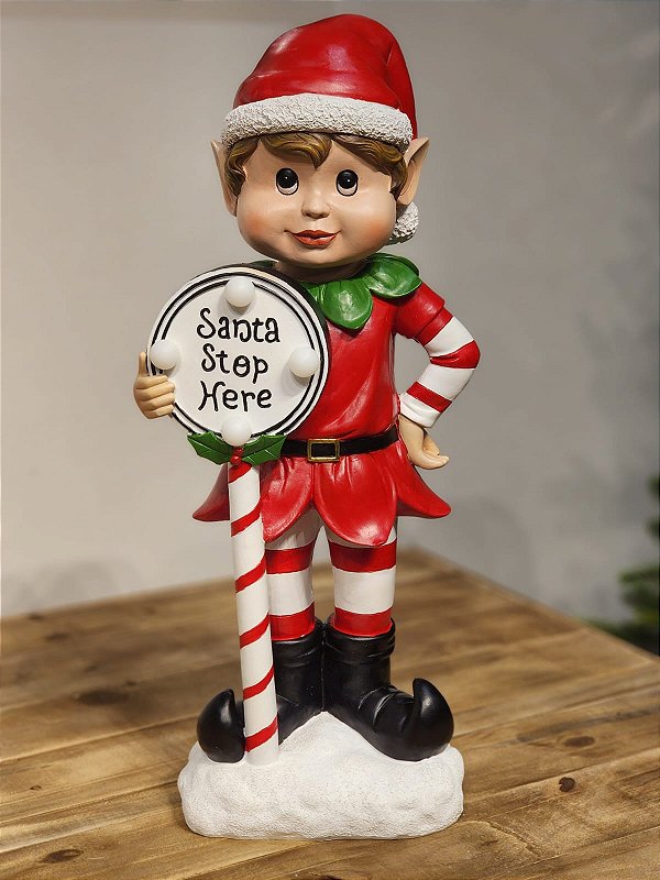 ELFO COM LED EM RESINA 50,5CM