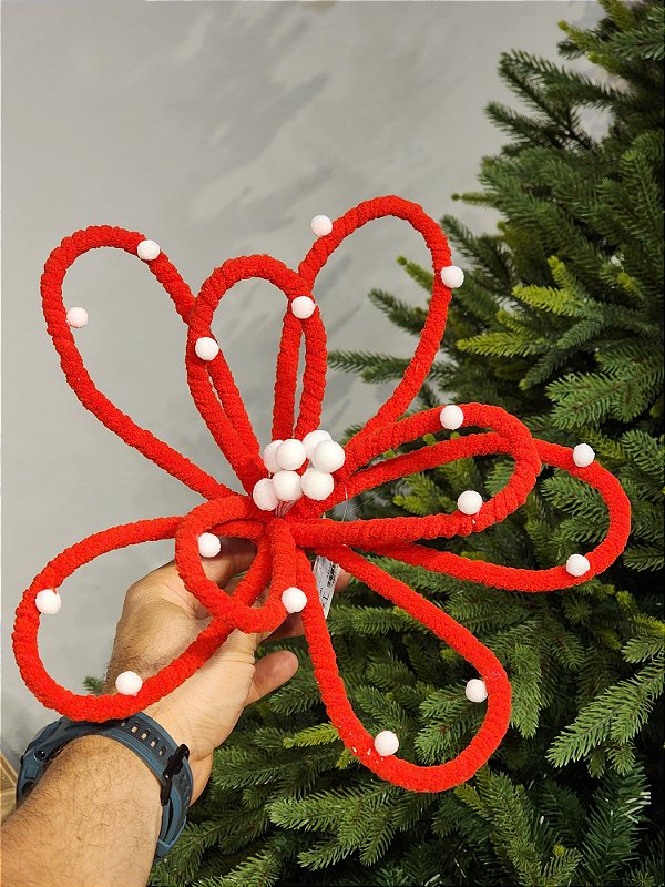 FLOR BICO DE PAPAGAIO VERMELHO CANDY 29CM