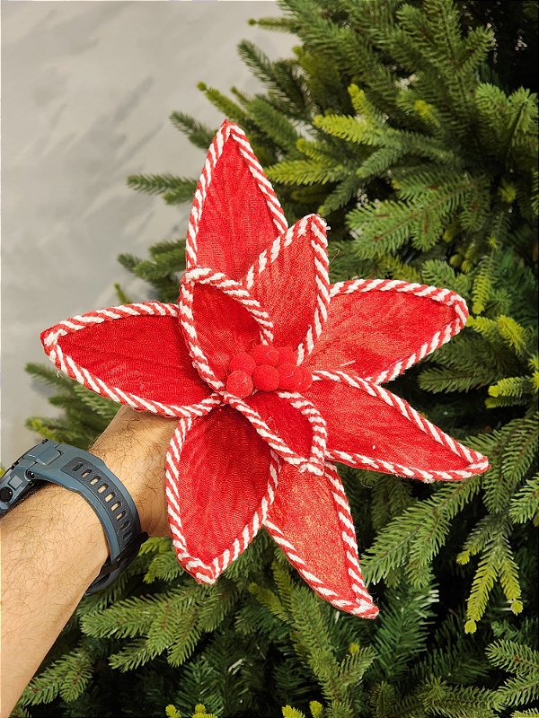 FLOR BICO DE PAPAGAIO VERMELHO CANDY 26CM