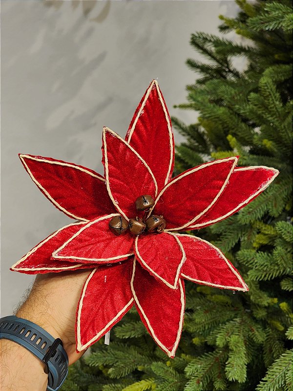 FLOR BICO DE PAPAGAIO VERMELHO 26CM