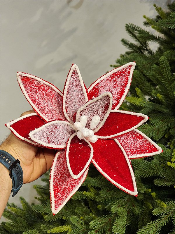 FLOR BICO DE PAPAGAIO VERMELHO 28CM