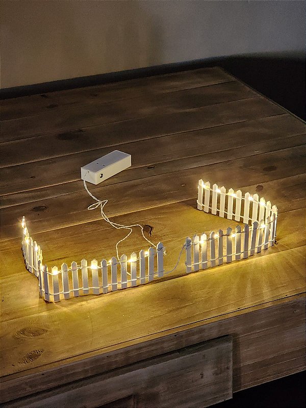 CERCA PARA VILA COM LED 30CM