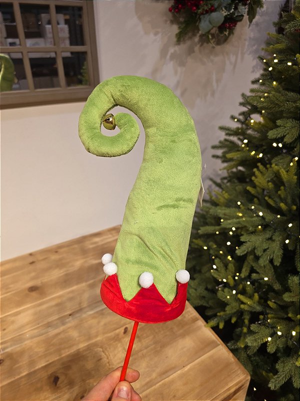 CHAPÉU DE ELFO PICK VERDE 55CM