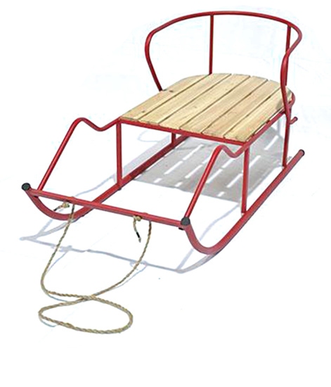 TRENO EM METAL VERMELHO CM